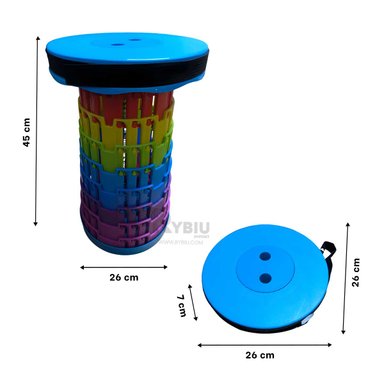 ASIENTO PARA DESCANSO RESISTENTE AZUL Y+ENVOLTORIO DE REGALO