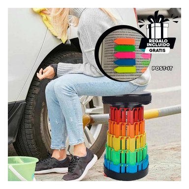 PACK2 SILLA DE CUBIERTA NEGRO Y+BANDERITAS ADHESIVAS