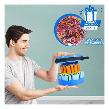 PACK9 BANCA FACIL DE TRANSPORTAR EN AZUL Y+LIGAS DE REGALO