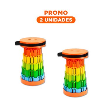 PACK2 VERSION PLEGABLE PORTATIL CON DOBLE SEGURO HOGAR