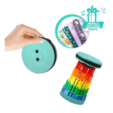 PACK5 BANCA COMODA CON DISEÑO EN VERDE Y+PAPEL DE REGALO