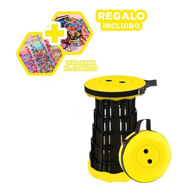 PACK9 ASIENTO CON PROTECCION EN AMARILLO Y+LIGAS DE REGALO