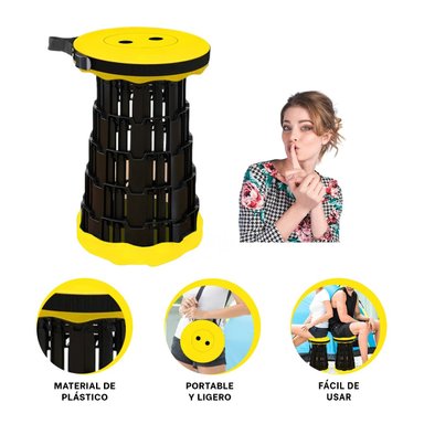 PACK5 SILLA LIGERA EN AMARILLO Y+BANDERITAS ADHESIVAS - 4