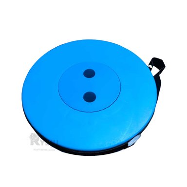 BANCO CON 3 PROTECCIONES EN AZUL Y+REGALO LIGAS PARA PEINAR - 2