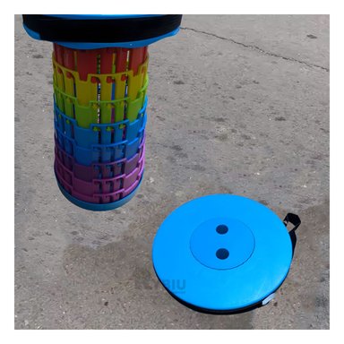 ASIENTO MULTICOLOR PARA NINOS DE TAPA AZUL Y+GIFT MINIAGENDA