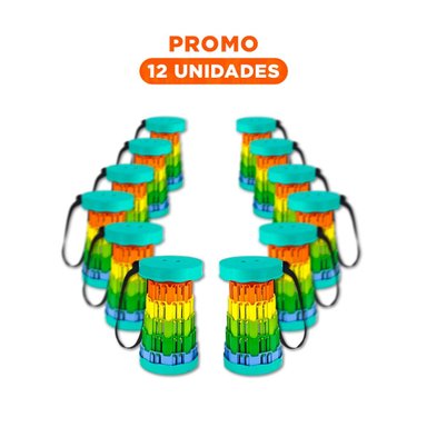 PACK12 BUTACA PARA HOGAR CON SEGURO CONFIABLE TAPA VERDE CENTRO MULTICOLOR Y+REGALO STICKER