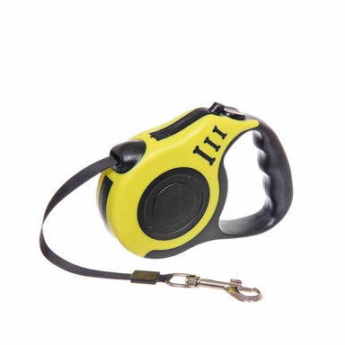 PACK2 SOGA RETRACTIL PARA MASCOTAS DE 3 M EN COLOR AMARILLO