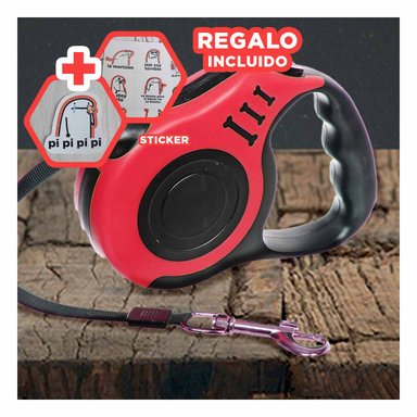 SOGA RESISTENTE AL USO FRECUENTE EN ROJO Y+REGALO STICKERS