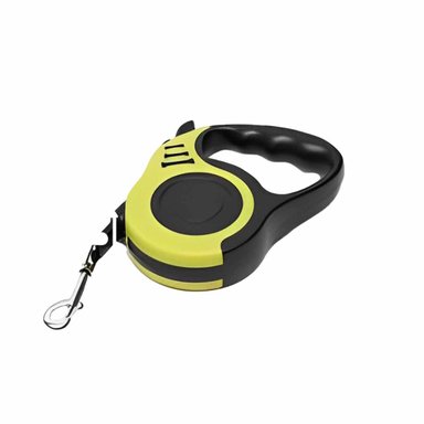 PACK2 SOGA RETRACTIL PARA PASEAR MASCOTAS 5M EN AMARILLO