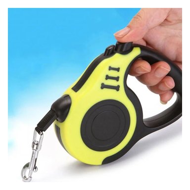 PACK6 CUERDA RETRACTIL PARA CAN 5M EN COLOR AMARILLO