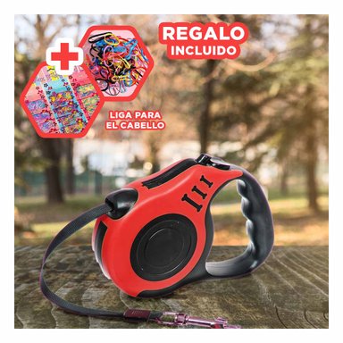 PACK6 SOGA RESISTENTE EN COLOR ROJO Y+LIGAS DE REGALO