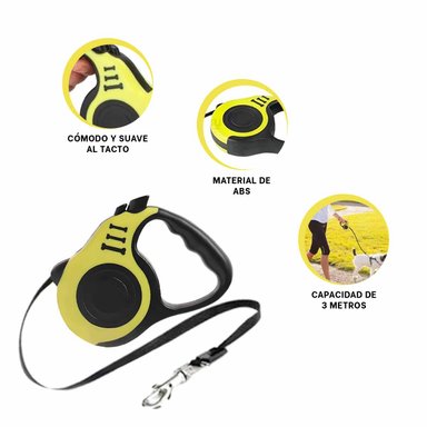 PACK2 SOGA PARA CAMINATA DE PET AMARILLO Y+REGALO AGENDITA