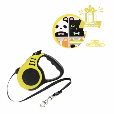 PACK6 SOGA PARA MASCOTAS 5M AMARILLO Y+REGALO AGENDITA