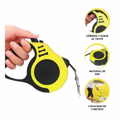 PACK2 SOGA PARA SALIR CON CAN 5M AMARILLO Y+REGALO AGENDITA