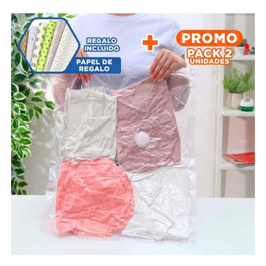 PACK2 ESTUCHE ORGANIZADOR HOGAR 50 X 60 CM COLOR ANARANJADO PARA ORDEN Y+PAPEL REGALO