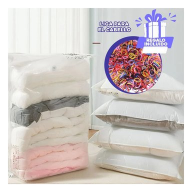 PACK2 EMPAQUE AL VACIO 60CM X 60 CM Y+LIGAS DE REGALO