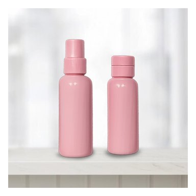 PACK6 KIT DE ENVASES PARA USO VACACIONAL EN COLOR ROSA