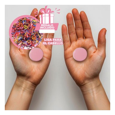 PACK12 ENVASES SEGUROS Y FUNCIONALES ROSA Y+LIGAS DE REGALO