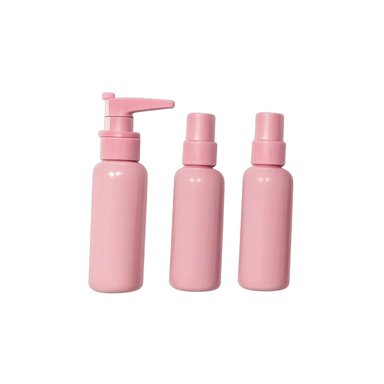 PACK2 BOTELLA DE VIAJE PARA LIQUIDOS PERSONALES EN ROSA