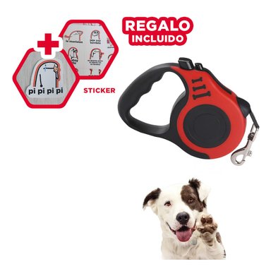 PACK6 SOGA 3M USO DE PERROS PARA CORRER Y+REGALO STICKERS