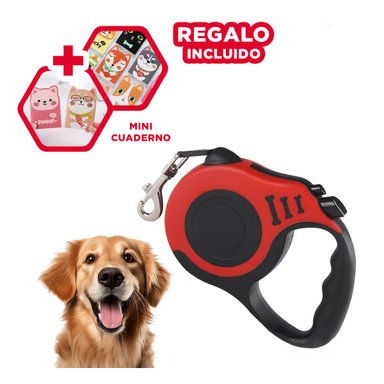 PACK12 CORREA DE PASEO ERGONOMICA EN ROJO Y+REGALO AGENDITA