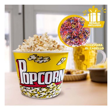 PACK6 CUBETA PARA CINE NOCTURNO DE AMARILL Y+LIGAS DE REGALO