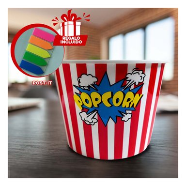 PACK4 CUBO DE ALIMENTOS RICOS EN ROJO Y+BANDERITAS ADHESIVAS