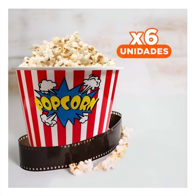 PACK6 CUBO DIVERSION Y SABOR EN ROJO Y+REGALO STICKERS