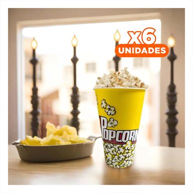 PACK6 CUBO DIVERSION Y SABOR EN AMARILLO Y+REGALO STICKERS