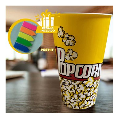 CUBO DE ALIMENTOS RICOS EN AMARILLO Y+POST-IT ADHESIVOS