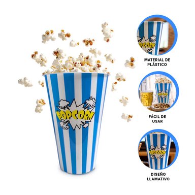 PACK2 BALDE FUNCIONAL DE CANCHITA EN AZUL Y+LIGAS DE REGALO