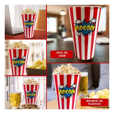 CUBETA PARA CANCHITA DE 11.3 X 17 X 6.9CM EN ROJO