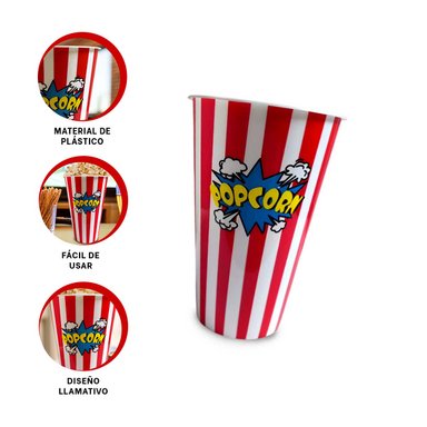 PACK2 CUBETA ALMACENADORA EN ROJO Y+BANDERITAS ADHESIVAS