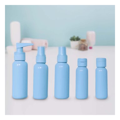 PACK4 ENVASES MULTIUSOS PARA BOLSO CELESTE Y+PAPEL DE REGALO