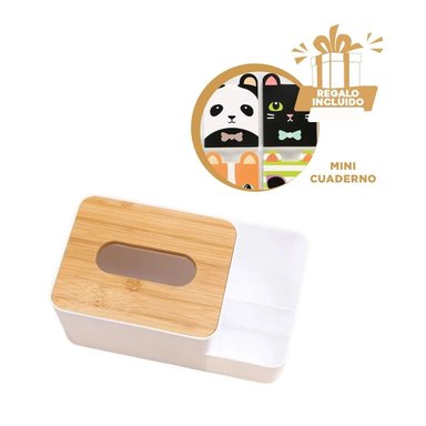 PACK6 SERVILLETERO PARA MESA EN BLANCO Y+REGALO AGENDITA