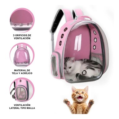 PACK4 BOLSO PET PARA MOVILIZAR MININOS VERSATIL EN ROSADO