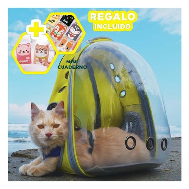 MOCHILA ESPECIAL PARA MININO EN AMARILLO Y+REGALO AGENDITA