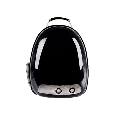 PACK2 MOCHILA BURBUJA TRANSPORTADORA DE MININOS EN NEGRO