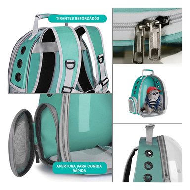 PACK4 BOLSO TRANSPARENTE PARA CAT VERDE Y+REGALO AGENDITA