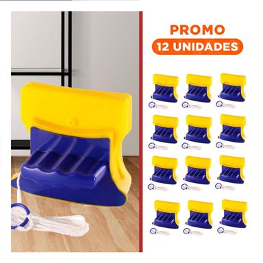 PACK12 SOLVENTE VIDRIOS MAGNETICO CUADRADO AZUL AMARILLO PARA CASA Y+REGALO STICKER