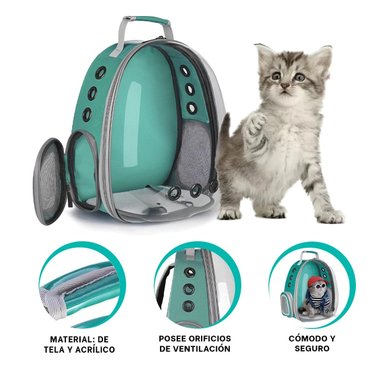 PACK4 BOLSO BURBUJA PARA PETS EN VERDE Y+PAPEL DE REGALO