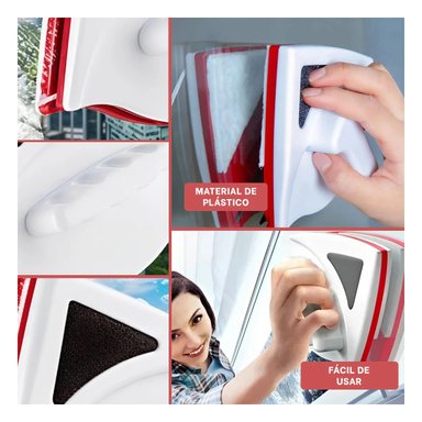 PACK4 CEPILLO CON IMAN DE PIRAMIDE EN ROJO Y+LIGAS DE REGALO