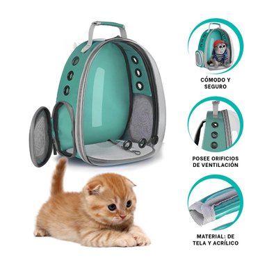 PACK4 BOLSO PET UTIL PARA MOVILIZAR MININOS EN VERDE