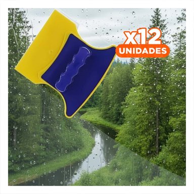 PACK12 PROCESO VIDRIOS MAGNETICO CUADRADO AZUL AMARILLO PARA CASA