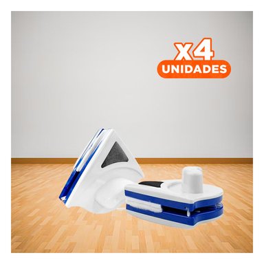 PACK4 OBJETO VIDRIOS MAGNETICO TRIANGULAR AZUL AMARILLO PARA LIMPIEZA HOGAR