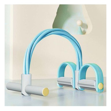 PACK4 BANDA ELASTICA EN CELESTE PLOMO Y+PAPEL DE REGALO