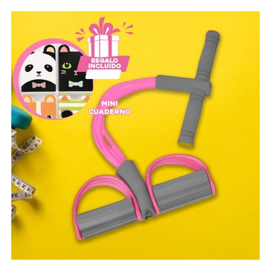 PACK12 BANDA ELASTICA EN ROSADO Y PLOMO Y+REGALO AGENDITA