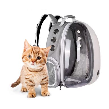 MOCHILA BURBUJA TRANSPORTADORA DE MININOS PRACTICA EN PLOMO