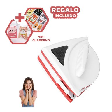 PACK6 LIMPIA VIDRIOS TRIANGULAR EN ROJO Y+REGALO AGENDITA