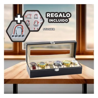 PACK12 ORGANIZADOR CON DIVISIONES EN NEGRO Y+REGALO STICKERS